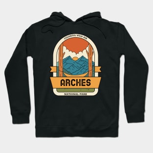 Arches National Park Vintage Travel Hoodie